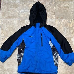 ZeroXposur Blue and Black Kids Puffer Jacket